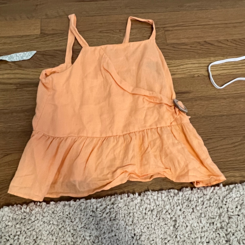 Zara Orange Blouse